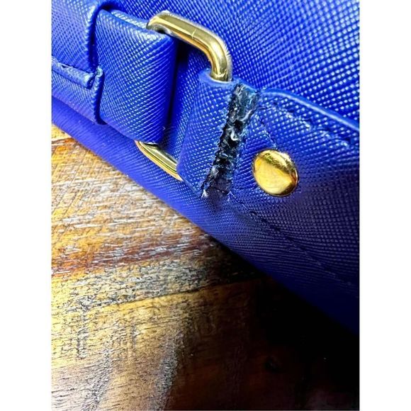 šSOLDšARCHER & OliveĀ Navy BlueāJournal Bag - pre owned Tag and Zipper Tassel - Picture 4 of 9